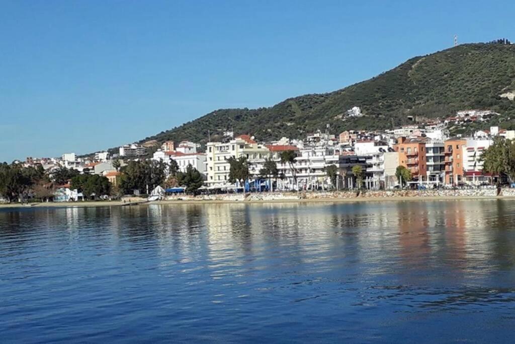 Amazing Sea View-Neos Pyrgos Beach -Evoia Greece Neos Pirgos Bagian luar foto