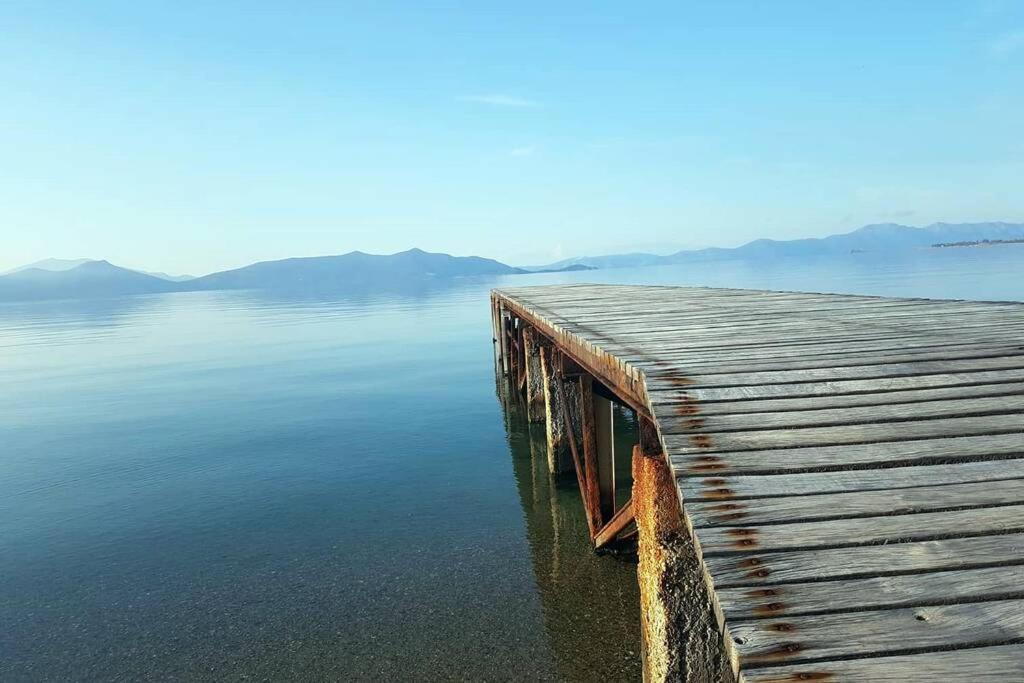 Amazing Sea View-Neos Pyrgos Beach -Evoia Greece Neos Pirgos Bagian luar foto