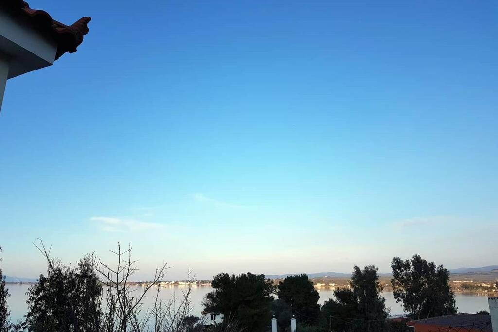 Amazing Sea View-Neos Pyrgos Beach -Evoia Greece Neos Pirgos Bagian luar foto