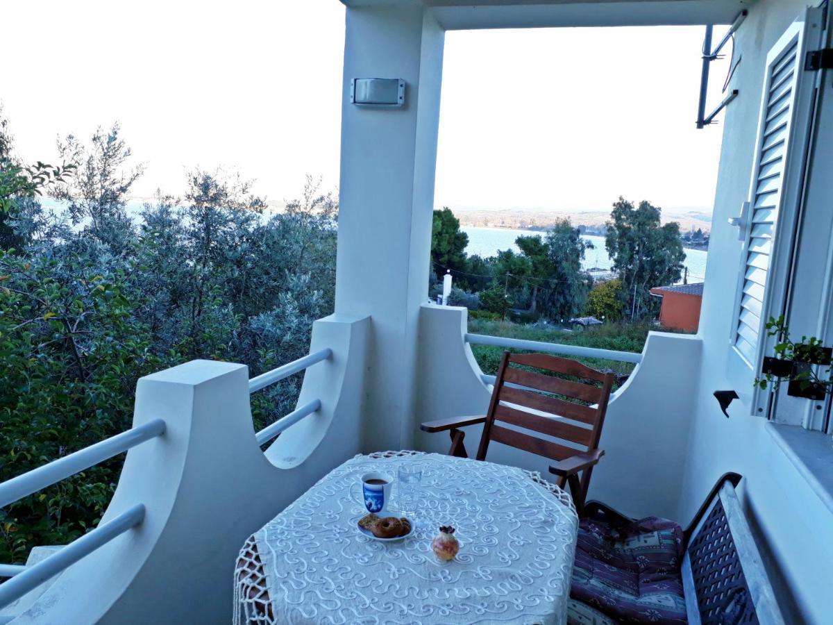 Amazing Sea View-Neos Pyrgos Beach -Evoia Greece Neos Pirgos Bagian luar foto